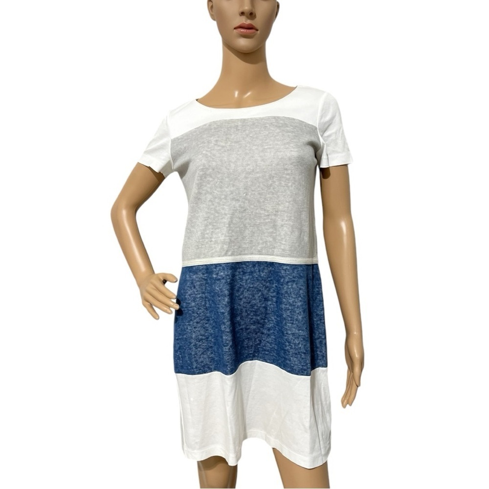 Lafayette 148 New York Striped Casual Dress‎ Size M